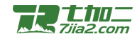 七加二驴友商城 LOGO